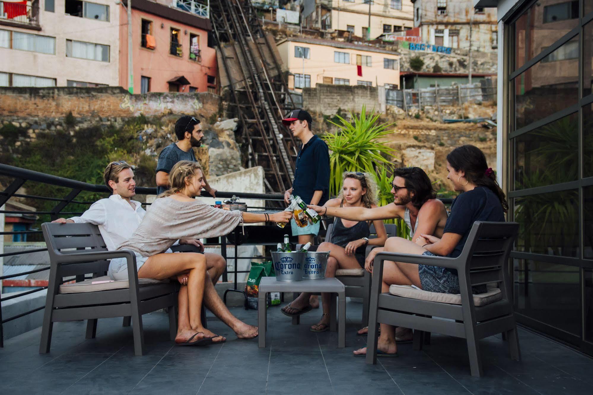 La Joya Hostel Valparaíso Exteriér fotografie